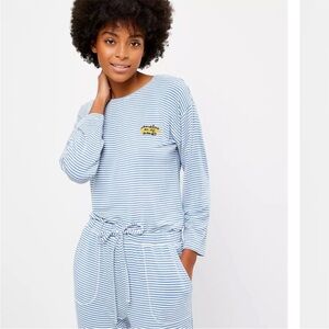 NWT LOFT Striped Pajama Set